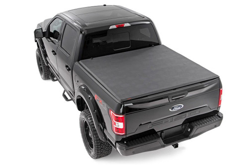 Rough Country F-150/Raptor Soft Tri-Fold Bed Cover (2015-2020)