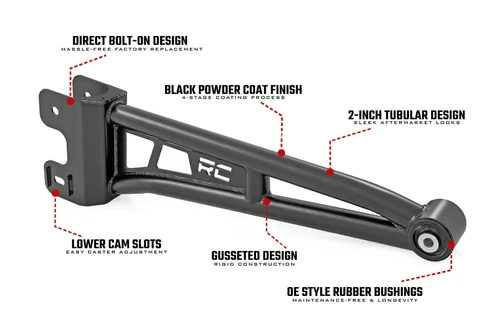 Rough Country Super Duty 4WD Radius Arm Upgrade - 3-6in Lift (2005-2026)