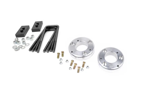 Rough Country F-150 2WD/4WD 2in Lift Kit - Aluminum Strut Spacers (2021-2026)