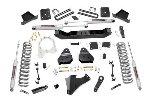 Rough Country Super Duty Diesel 4WD 4.5in Lift Kit (2017-2022)