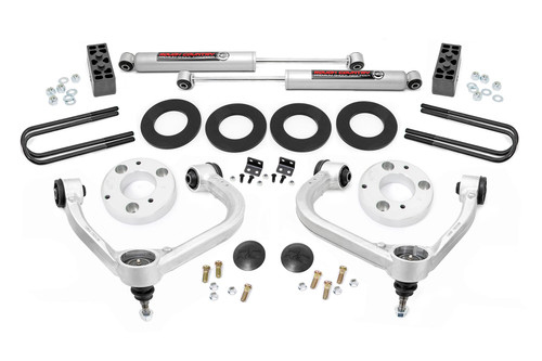 Rough Country F-150 4WD 3in Lift Kit w/ Forged UCAs (2021-2026)
