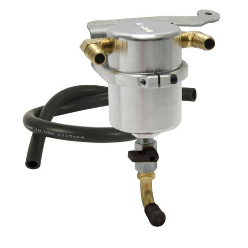 Moroso 85485 Mustang GT Air-Oil Separator Catch Can (2011-2014)