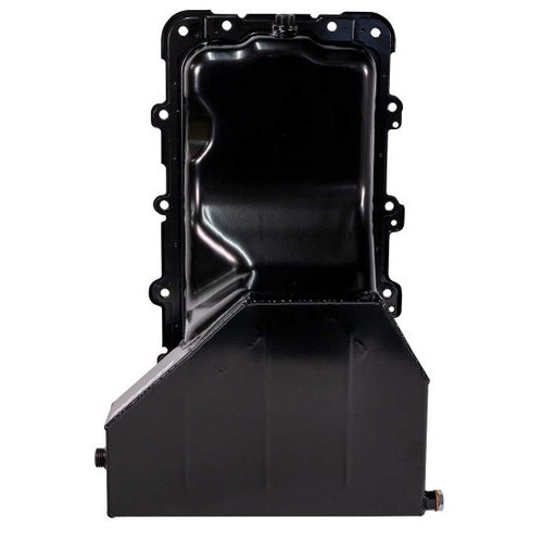 Moroso Mustang 4.6L/5.4L Road Race Oil Pan - 6.375in Deep, Rear T-Sump (1979-Up)