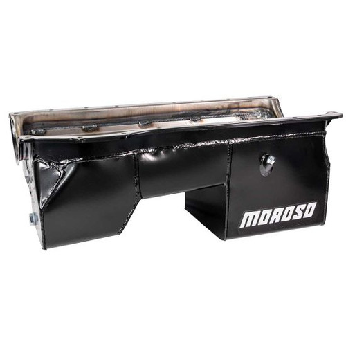 Moroso 20530 Mustang 351C Oil Pan - 9in Deep, Rear Sump (1979-Up)