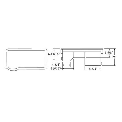 Moroso Mustang 351C Oil Pan - 9in Deep, Rear Sump (1979-Up)