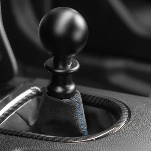 Billetworkz Mustang 6-Speed Premium Black Alcantara Shifter Boot (2015-2023)