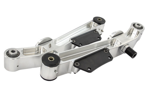 Steeda Weight Jacker Adjustable Mustang Billet Lower Control Arms - Spherical/Poly (1999-2004)