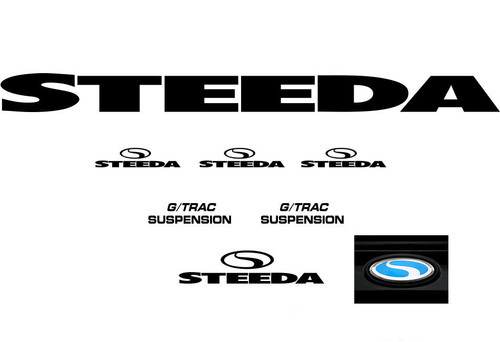 Steeda G/Trac Graphics Package - Black (1979-2023)