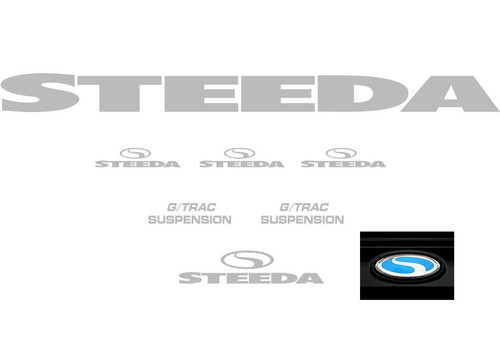 Steeda G/Trac Graphics Package - Silver