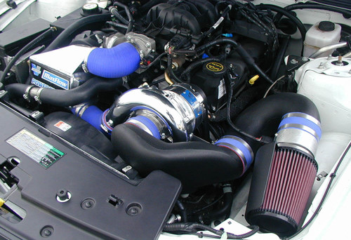 Vortech Mustang V6 V-3 Si High-Output Supercharger System - Polished (2005-2006)