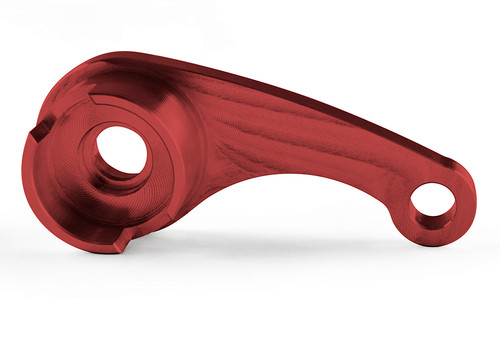 Steeda Focus Red Anodized Billet Aluminum Interior Hood Latch Release Lever (2012-2018 All)