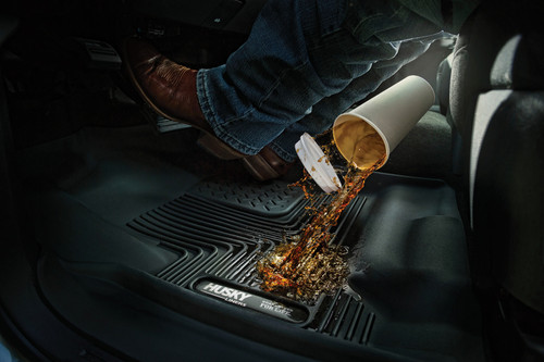 Husky Liners F-150/F-250/F-350 SuperCab X-Act Contour Black 2nd Seat Floor Liners (2015-2023)