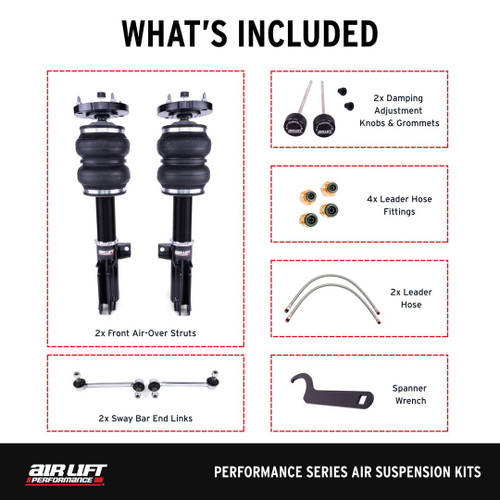 Air Lift Performance Mustang Front Suspension Kit (2005-2014)
