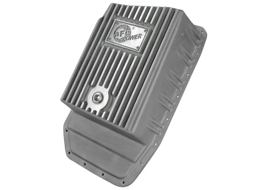 aFe POWER F-150 6R80 Transmission Pan Machined Fins Raw Finish (2009-2016)