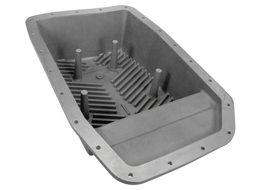 aFe POWER F-150 6R80 Transmission Pan Machined Fins Raw Finish (2009-2016)