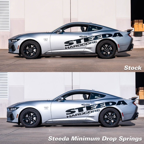 Steeda Mustang Minimum Drop Lowering Springs - Linear (2015-2026)