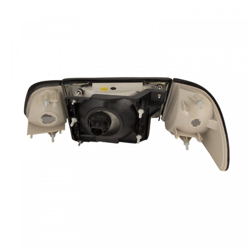 PDI Mustang Ultra Smoked Headlights w/ Amber Reflectors (1987-1993)