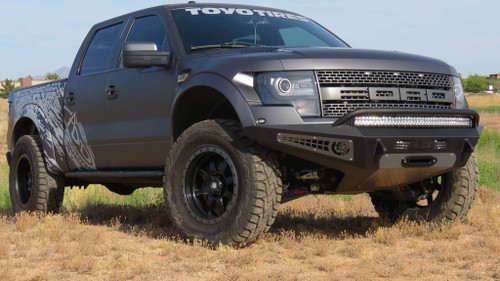 Addictive Desert Designs Raptor Honey Badger Winch Mount Front Bumper (2010-2014)
