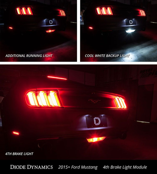 Diode Dynamics Mustang 4th Brake Light Red/White (2015-2023)