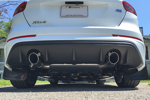 Rally Armor Mud Flap Set Black w/ Nitrous Blue Logo Set Focus ST 2013-2018 / Focus RS 2016-2018