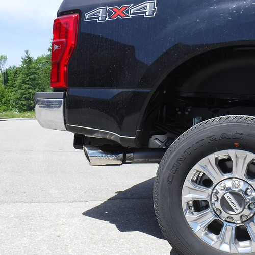 MBRP F-250/F-350 6.2L Pro Series Super/Crew Cab 4" Cat-Back Single Side Exit Exhaust (2017-2023)