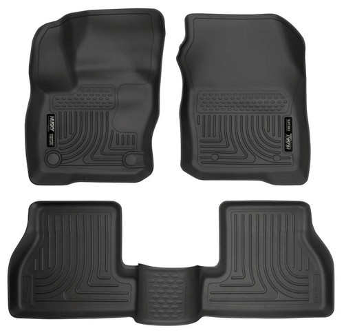 Husky Liners WeatherBeater Front & Rear Floor Liners Focus ST (2016-2018)