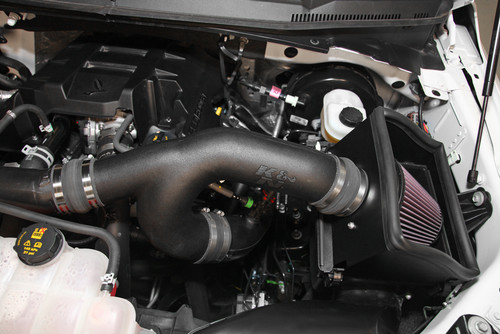 K&N F-150 2.7L EcoBoost AirCharger Cold Air Intake System (2015-2023)