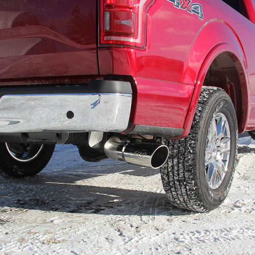 MBRP F-150 EcoBoost 2.7L / 3.5L Installer Series 4" Cat Back Single Side Exit Exhaust (2015-2023)