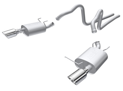 Borla Mustang 3.7L V-6 2.25" S-Type Cat-Back Exhaust - Polished Tips (2011-2014)