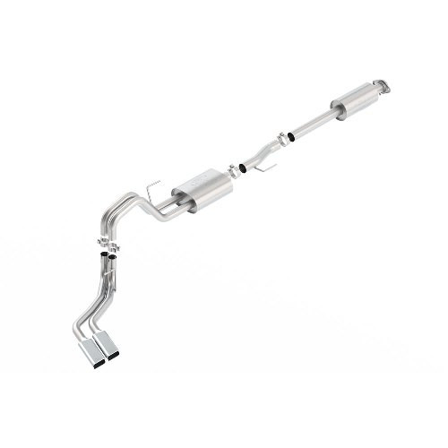 Ford Performance F-150 5.0L Coyote Sport Dual Exhaust System w/ Chrome Tips - Right Side Exit (2015-2023)