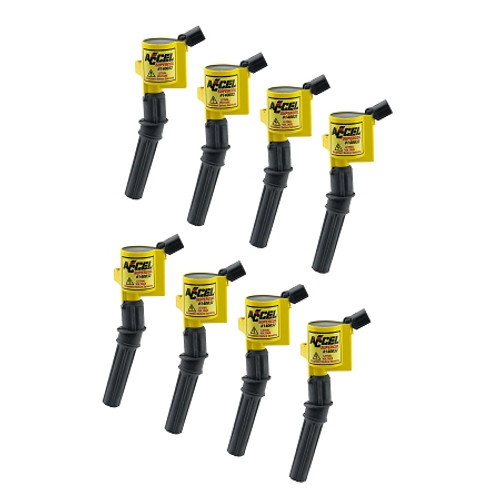 Accel Mustang GT Super Coil Packs - Yellow (1998-2004)