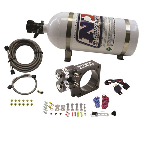 Nitrous Express 5.0L Foxbody EFI Nitrous Plate System w/10LB Bottle (2011-2019)