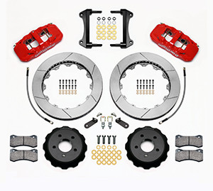 Wilwood 140-13887-R Mustang AERO6 Street Front Big Brake Kit - 15