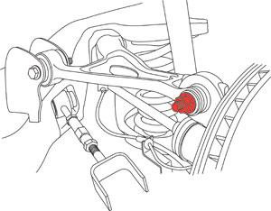SPC Explorer Rear Adjustable Camber Bolt (2011-2019)