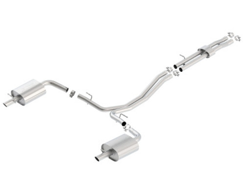 Borla Explorer 3.5L EcoBoost Dual Split Rear Exit SS S-Type CB Exhaust (No Tips) (2016-2017)