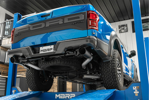 MBRP Raptor 3.5L XP Series EcoBoost Dual Rear Resonator Back Exhaust System (2017-2020)