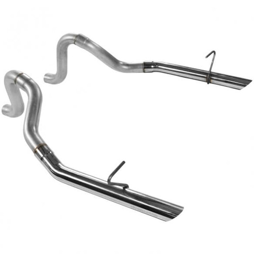 Flowmaster Mustang GT/LX 5.0L Prebent Exhaust Tailpipes 409S - 2.50" Rear Exit (1986-1993)