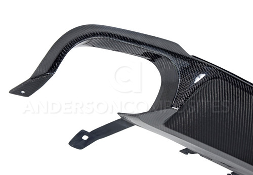 Anderson Composites Mustang GT500 and GT W/ APP PKG, BOSS 302 Carbon Fiber Rear Diffuser (2013-2014)