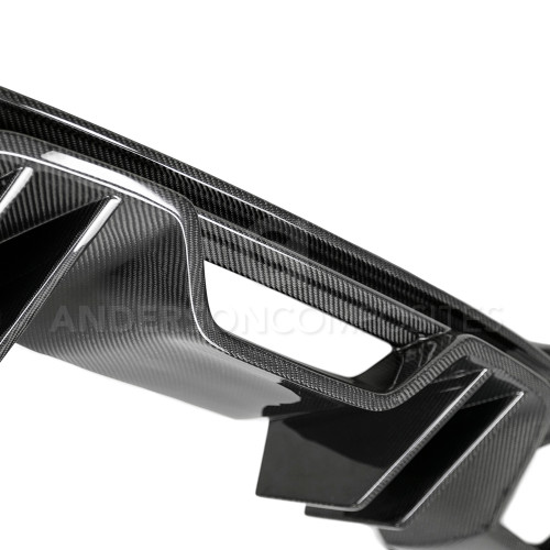 Anderson Composites Mustang EcoBoost/GT Type-AR Carbon Fiber Rear Diffuser (2018-2023)