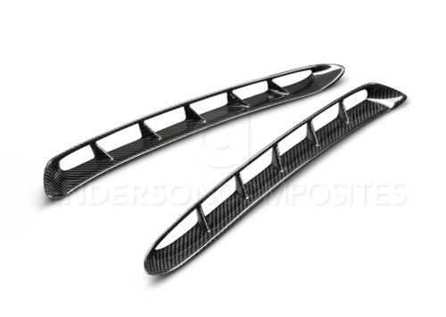 Anderson Composites Mustang Type-GR GT350 Style Carbon Fiber Fenders (2015-2017)