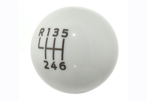 Ford Racing Mustang Bullitt White Shift Knob 6-Speed All (2015-2026)
