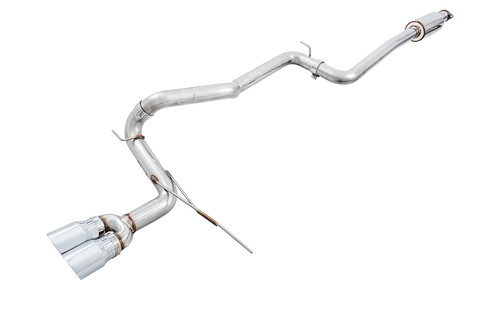 AWE Focus ST Track Edition Cat-back Exhaust - Chrome Silver Tips (2013-2018)