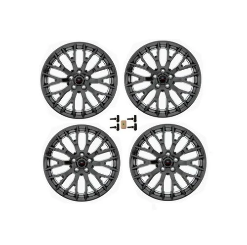 Ford Racing Mustang Performance Pack Staggered Wheel Set - Matte Black (2015-2023)