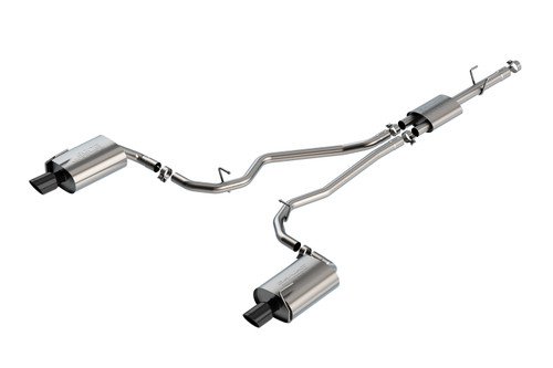 Borla Explorer Limited S-Type Cat-Back Exhaust - Black Chrome Tips (2020-2023)