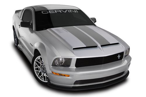 Cervini's Mustang Type 4 Ram Air Hood w/ Louvers (2005-2009)