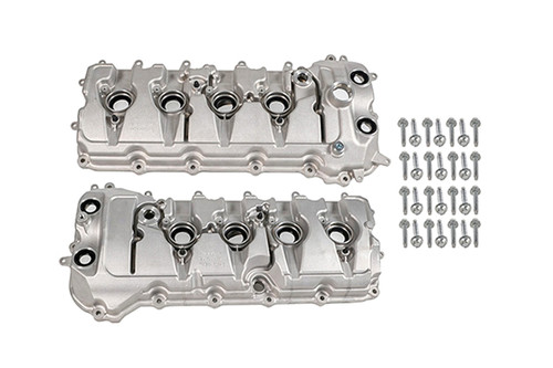 Ford Performance Mustang 5.0L/5.2L GT500 Style Aluminum Cam Cover - Pair (2011-2023)