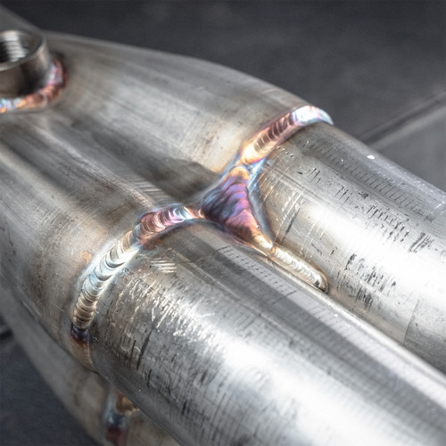 Stainless Works Mustang GT500 5.2L 2in Long Tube Headers w/ High-Flow Cats (2020-2022)