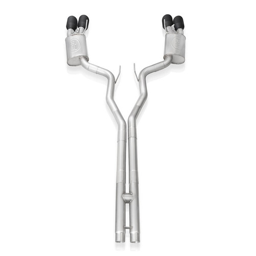Stainless Works GT500 Legend H-Pipe Cat-Back - Black (2020-2023)