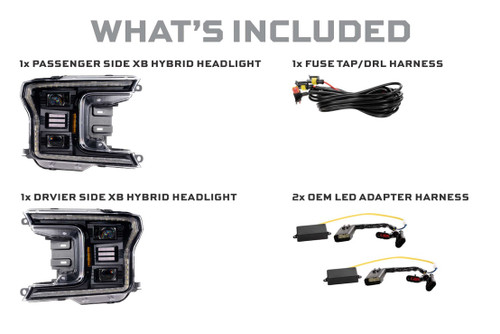 Morimoto F-150 XB Hybrid LED Headlights (2018-2020)
