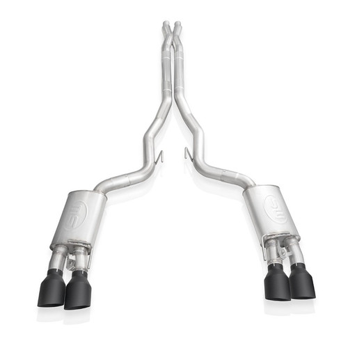 Stainless Works GT500 Legend X-Pipe Cat-Back - Black (2020-2023)